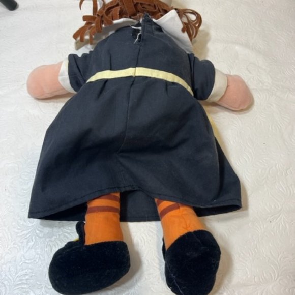 VTG 1996 Thanksgiving Pilgrim Girl Plush Doll 17" - Picture 3 of 11